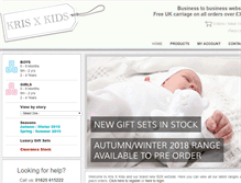 Tablet Screenshot of krisxkids.com